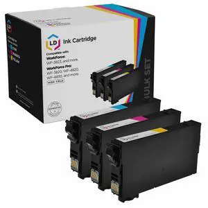 LD Products Remanufactured Ink Cartridge Replacements for Epson 822XL High Yield (Cyan, Magenta, Yellow 3 Cartridge Pack) LD Products Remanufactured Ink Cartridge Replacements for Epson 822XL High Yield (Cyan, Magenta, Yellow 3 Cartridge Pack)