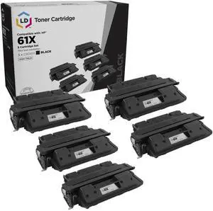 LD Reman Replacement 5pk C8061X HY for HP 61X Black 4100mf 4100dtn 4100n 4101mfp LD Reman Replacement 5pk C8061X HY for HP 61X Black 4100mf 4100dtn 4100n 4101mfp