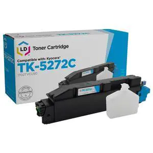 LD Compatible Kyocera Mita TK-5272 1T02TVCUS0 Cyan Toner for M6630cidn, P6230cdn LD Compatible Kyocera Mita TK-5272 1T02TVCUS0 Cyan Toner for M6630cidn, P6230cdn