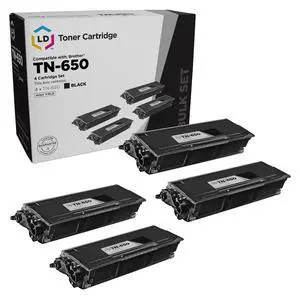 LD 4PK Compatible Black TN650 High Yield for Brother DCP-8050DN DCP-8080 HL-5340 LD 4PK Compatible Black TN650 High Yield for Brother DCP-8050DN DCP-8080 HL-5340