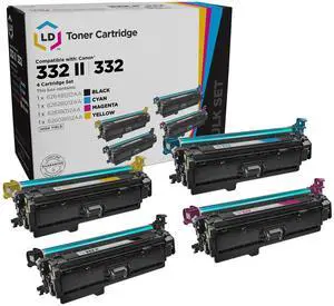 LD Reman Canon 332 4pk 6264B012 6262B012 6261B012 6260B012 LBP7780Cdn LD Reman Canon 332 4pk 6264B012 6262B012 6261B012 6260B012 LBP7780Cdn