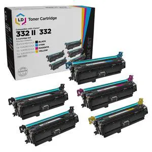 LD Reman Canon 332 5pk 6264B012 6262B012 6261B012 6260B012 LBP7780Cdn LD Reman Canon 332 5pk 6264B012 6262B012 6261B012 6260B012 LBP7780Cdn