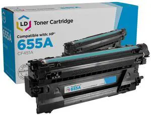 LD Compatible 655A CF451A Cyan Laser Toner Cartridge for HP M652 M653d M681 M682 LD Compatible 655A CF451A Cyan Laser Toner Cartridge for HP M652 M653d M681 M682
