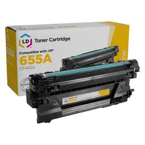 LD Compatible 655A CF452A Yellow Laser Toner Cartridge for HP M653dh M682z M681f LD Compatible 655A CF452A Yellow Laser Toner Cartridge for HP M653dh M682z M681f