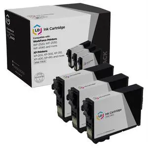 LD Replacement Ink for Epson 200XL 200 XL T200XL120 High Yield (Black, 3-Pack) LD Replacement Ink for Epson 200XL 200 XL T200XL120 High Yield (Black, 3-Pack)