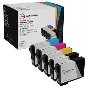 LD Products Ink Cartridge Replacements for Epson 200XL 200 XL High Yield (2 Black, 1 Cyan, 1 Magenta, 1 Yellow, 5-Pack) for XP-200, XP-300, XP-310, XP-400, WF-2520, WF-2530, WF-2540 LD Products Ink Cartridge Replacements for Epson 200XL 200 XL High Yield (2 Black, 1 Cyan, 1 Magenta, 1 Yellow, 5-Pack) for XP-200, XP-300, XP-310, XP-400, WF-2520, WF-2530, WF-2540