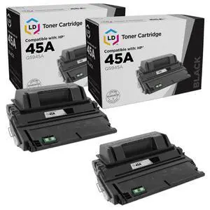 LD Compatible Replacements for HP 45A / Q5945A 2PK Black Toner Cartridges LD Compatible Replacements for HP 45A / Q5945A 2PK Black Toner Cartridges