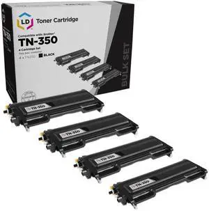 LD © for Brother 4pk TN350 Black DCP 7020 HL 2030 HL 2040 HL 2070N LD © for Brother 4pk TN350 Black DCP 7020 HL 2030 HL 2040 HL 2070N