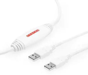 Gearmo USB 2.0 Driverless PC Transfer Cable 6ft - Fast File Sharing for Windows 11/10/8/7