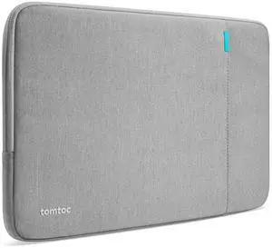 tomtoc 360 Protective Laptop Sleeve for 14-inch New MacBook Pro M5/M4/M3/M2/M1 Pro/Max A3112 A3401 A3185 A2992 A2918 2025-2021, Water-Resistant Case Bag with Accessory Pocket for 13.8 Surface Laptop 7