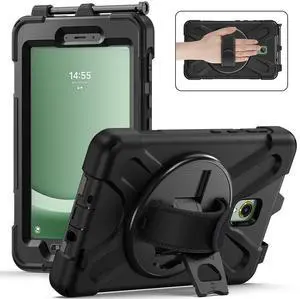 KIQ Shield Case for Samsung Galaxy Tab 8.0 Active 5 X300 / Active 3 T570 - Black