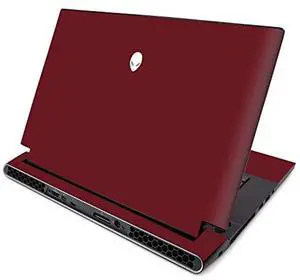 MightySkins Skin for Alienware M15 R2 (2019) - Solid Burgundy | Protective, Durable, and Unique Vinyl Decal Wrap Cover | Easy to Apply, Remove, and Change Styles | Made In The USA (ALWM15R219-Solid Bu