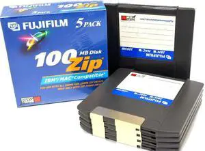 Fuji FUJIFILM 100MB Zip Disk 5-Pack5