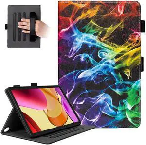 Dteck for  Fire Max 11 Tablet Case 11" (13th Generation) 2023, PU Leather Shell TPU Back Cover Fold Stand Case with Auto Sleep Wake, Adjustable Viewing Angles, Cute Folio Slim Case, Colorful