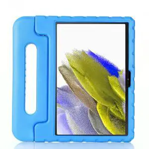 Dteck for Samsung Galaxy Tab A8 (10.5") Tablet Case 2022 Release (SM-X200/SM-X205), Durable EVA Foam Lightweight Kids Case with Handle and Kickstand, Drop Proof Shockproof Protective Cute Cover, Blue
