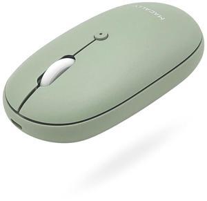 Macally Wireless Bluetooth Mouse - Strong Connection - Quiet, Comfortable, Rechargeable Mouse for MacBook Air/Pro, Mac, iMac, Apple iPad - Wireless Mouse for Laptop, Windows PC Desktop