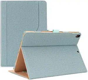 ProCase Case for iPad Air (3rd Gen) 10.5" 2019/iPad Pro 10.5" 2017, Vintage PU Leather Stand Folio Cover for iPad Air 3/iPad Pro 10.5-inch Multiple Viewing Angles with Pencil Holder -Teal