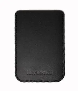 Keystone Crypto Hardware Wallet Pouch, Black PU Leather Case, Premium Protective Case, Suitable for Keystone Pro and Keystone Essential