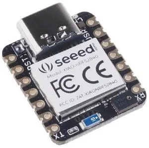 Seeed Studio XIAO nRF52840 Sense - Supports Arduino/CircuitPython - Bluetooth5.0 NFC with Onboard Antenna, MCU with 6-axis IMU Works with  Sidewalk