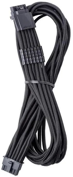 CableMod Universal Pro ModMesh Sleeved 12V-2x6 12VHPWR StealthSense Direct PCIe Cable (Black, 16-pin to 16-pin, 60cm)