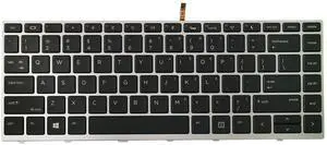 AUTENS Replacement US Keyboard for HP Probook 430 G5 / 440 G5 / 445 G5/ 640 G4 / 645 G4 / 640 G5 Laptop (Backlight, Silver)