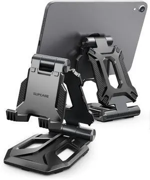 SUPCASE Adjustable Foldable Tablet Stand, Portable Desktop Holder - Compatible with iPad Pro, Air, iPhone, Samsung Galaxy, Surface, Kindle Fire