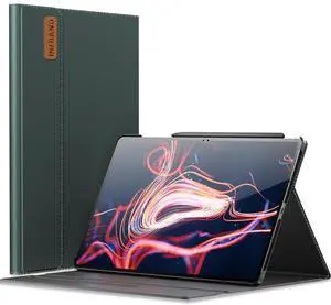 INFILAND Galaxy Tab S10 Ultra/S9 Ultra/S8 Ultra 14.6 Inch Case, Multi-Angle Stand Cover Compatible with Samsung Galaxy Tab S10 Ultra/S9 Ultra/S8 Ultra Tablet [Auto Wake/Sleep], Midnight Green
