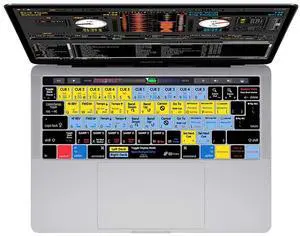 KB Covers Serato DJ & Scratch Live Keyboard Cover Compatible with 13" & 15" MacBook Pro Touch Bar | Thin Dust Water & Dirt Resistant Silicone Skins
