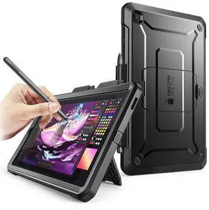SUPCASE for Samsung Galaxy Tab S6 Lite Case 2024/2022/2020 (Unicorn Beetle Pro), [Built-in Screen Protector & S Pen Holder & Kickstand] Rugged Protective Case for Galaxy Tab S6 Lite 10.4 Inch, Black