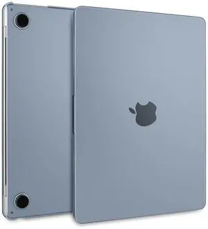 Batianda Matte Ultra-Thin M4 MacBook Air 15 inch Case 2025 2024 2023 Release Model A3241 A3114 (M3) A2941 (M2) Durable Fingerprint-Resistant, Precision Fit, with TPU Keyboard Cover, Steel Blue