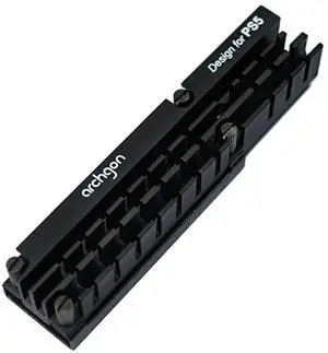 Archgon PS5 Heatsink M.2 2280/22110 SSD Aluminum Heatsink with Thermal Pad Compatible with PS5 Model HS-1110-PS5 (Black) Archgon PS5 Heatsink M.2 2280/22110 SSD Aluminum Heatsink with Thermal Pad Compatible with PS5 Model HS-1110-PS5 (Black)