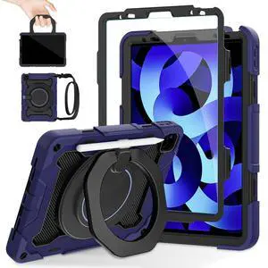 ROISKIN for iPad Pro 11 Case 4th 3rd 2nd 1st Generation (2022 2021 2020 2018) with Screen Protector for Boys[15ft Drop Protection] iPad Air Case 5th 4th Gen (2022 2020) 10.9 inch with 360 Stand