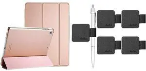 ProCase iPad 10.2 Case 2020 iPad 8th Generation / 2019 iPad 7th Gen Case Bundle with (5 Pack) ProCase Pen Loop Holder for Notebooks Journals Planners Tablet Case