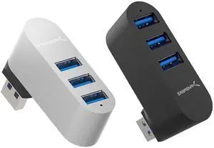 Sabrent Premium 3-Port Aluminum Mini USB 3.0 Hub + Premium 3-Port Aluminum Mini USB 3.0 Hub
