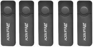 Reletech 32GB Flash Drive, Bulk USB 2.0 Flash Drives, Memory Stick, Thumb Drives, Thumb Drive for Office Data Transfer (Black, 5 Pack)
