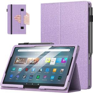 MoKo Case for  Kindle Fire Max 11 Case (13th Generation, 2023 Release) 11" - Slim Folding Stand Cover Case for Fire 11 Tablet with Auto Wake/Sleep, Taro Purple