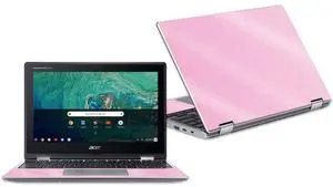 MIGHTY SKINS Glossy Glitter Skin for Acer Chromebook Spin 11"" CP311 - Pink | Protective, Durable High-Gloss Glitter Finish | Easy to Apply, Remove, and Change Styles | Made in The USA