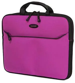 Mobile Edge Purple SlipSuit, Cushioned EVA Laptop Sleeve w/Handle, 15.6 Inch to 16 Inch Screens, Large Zippered Exterior Pocket, Water-Resistant, MESS8-16