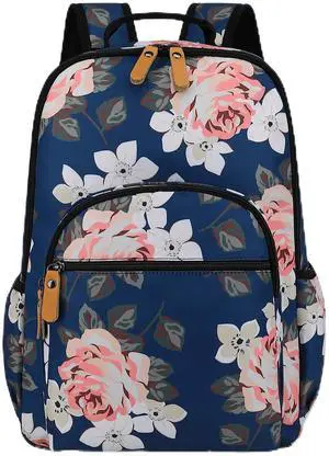 H HIKKER-LINK Womens Travel Backpack Casual Daypack Laptop Backpack Fashion Daypack Dark Blue