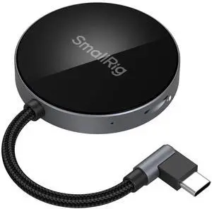 SMALLRIG SD/TF Dual-Slot Card Reader, USB 4.0 312MB/s High-Speed Transfer, Magnetic Adsorption Phone & 90deg Angled Connector for iPhone 16/for Samsung/for Huawei, SDXC/TF Card Adapter - 4870