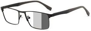 OCCI CHIARI Men's Photochromic Blue Light Blocking Glasses Driving sunglasses UV Protection Outdoor Fishing Running Computer Eyewear (Brown)