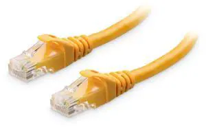 Cable Matters 10Gbps Snagless Long Cat 6 Ethernet Cable - 100ft, Cat 6 Cable, Cat6 Cord, Ethernet Cord, Yellow