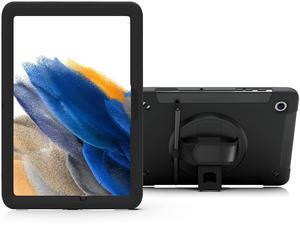 Galaxy Tab A8 Standing Case | CTA Durable Samsung Tablet Case, Lightweight, Shock Absorption, Scratch Protecting | W/S Pen Holder & Rotatable Grip | for Galaxy Tab S7 & S8 11" Inch (PAD-PCGKA8)