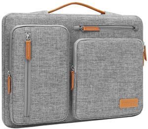 MOSISO 12.9 inch Tablet Sleeve Case for iPad Pro 13 M4 & iPad Air 13 M3 M2, iPad Pro 12.9 M2 M1 6/5th with Magic Keyboard&Smart Keyboard Folio, Side Open Carrying Bag with 4 Zipper Pockets, Gray