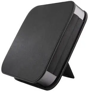 ALHBEJT Protection Leather Case Cover for Apple Mac mini (Black)