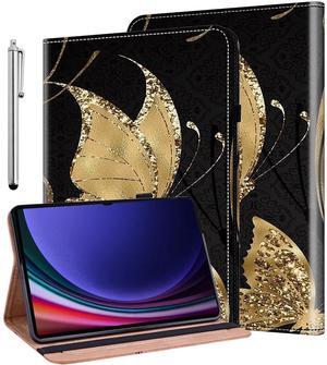 ALILANG Case for Samsung Galaxy Tab S10 Ultra 2024/ S9 Ultra 2023/ S8 Ultra 2022 14.6 Inch, Shockproof Folding Stand Cover for Galaxy Tab S10 Ultra/ S9 Ultra/ S8 Ultra Case-Fluorescence