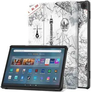 Artyond Case for New Kindle Fire Max 11" 2023, Slim Lightweight Trifold Stand Cover with Auto Sleep/Wake Smart Full Protective Case for New  Kindle Fire Max 11 2023 Release, Eiffel Tower