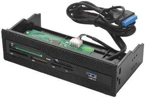 5.25inches High Speed Front USB 3.0 Interface, Stability While transferring,PC Internal Card Reader USB 3.0 Port M2 MS XD CF TF Card Dashboard Front Panel