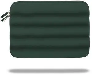 ANECDOTE Laptop Case 13-14 Inch - A Perfect Laptop Sleeve That is Compatible with MacBook Air/Pro and iPad Pro 12.9 - Fits in Your Bag, Padded and proective with an Aesthetic Design (Forest Green)