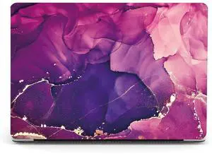 Berkin Arts for MacBook Pro 16 Inch Cover A3403 A3186 A2991 A2780 A2485 (2024-2021) with M4/M3/M2/M1 Pro/Max Chip with Keyboard Cover & Screen Protector Cloisonnism Purple Multicolor Modern